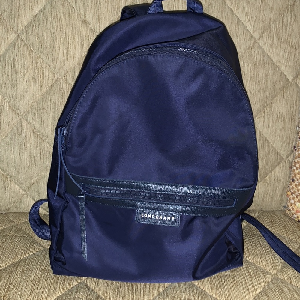 Longchamp backpack blue. Great bag, super clean. Great condition